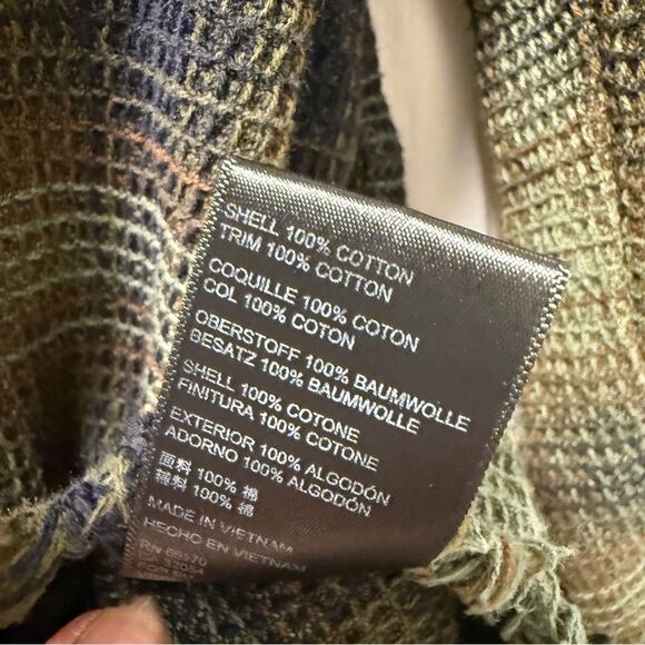 We the Free Anneli Plaid Shirt Jacket Shacket Tobacco Ombre Free People | Sz M - Picture 13 of 15